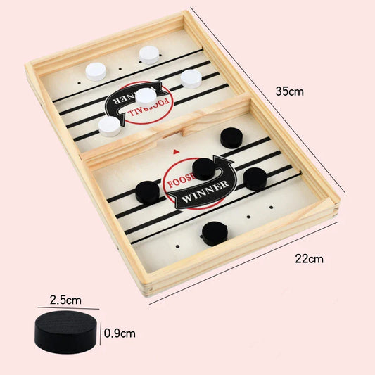 Table Hockey Sling Puck Board Game
