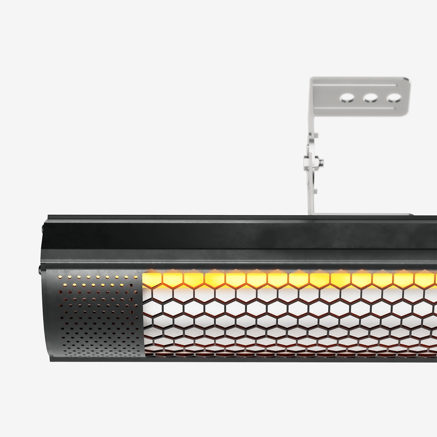 Wall Mounted Infrared Patio Heater with Remote Control and 2 Heat Settings
